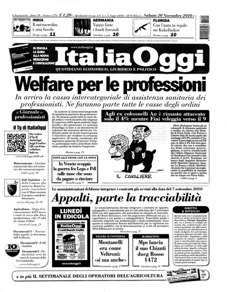 Italia oggi : quotidiano di economia finanza e politica